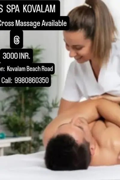 Full body cross massage available in Kovalam. Call/Whatsapp 9980860350 - image 3